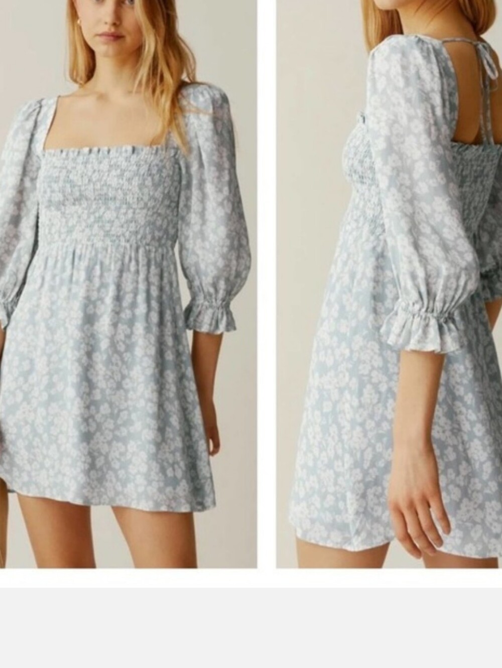 Reformation Zaria Floral Mini Dress XL - Picture 2 of 8